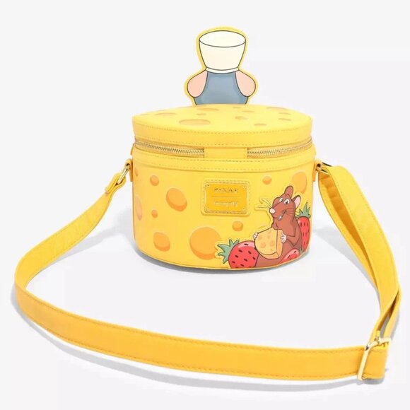Disney Pixar Loungefly Ratatouille Remy Scented Cross Body Bag Purse Cheese - Picture 3 of 3